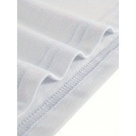 ''I've Got Your Back'' Simple Drawing, Men's Graphic T-shirt, Casual Comfy Tees For Summer