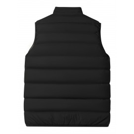 Winter Thick Vest For Men, Casual Black Warm Padded Sleeveless Jacket Best Sellers
