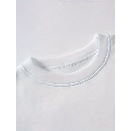 New York Print, Men's 2Pcs Outfits, Casual Hoodies Long Sleevecrew Neck Sweatshirt And Drawstring Pants Set For Spring Fall, Men's Clothing